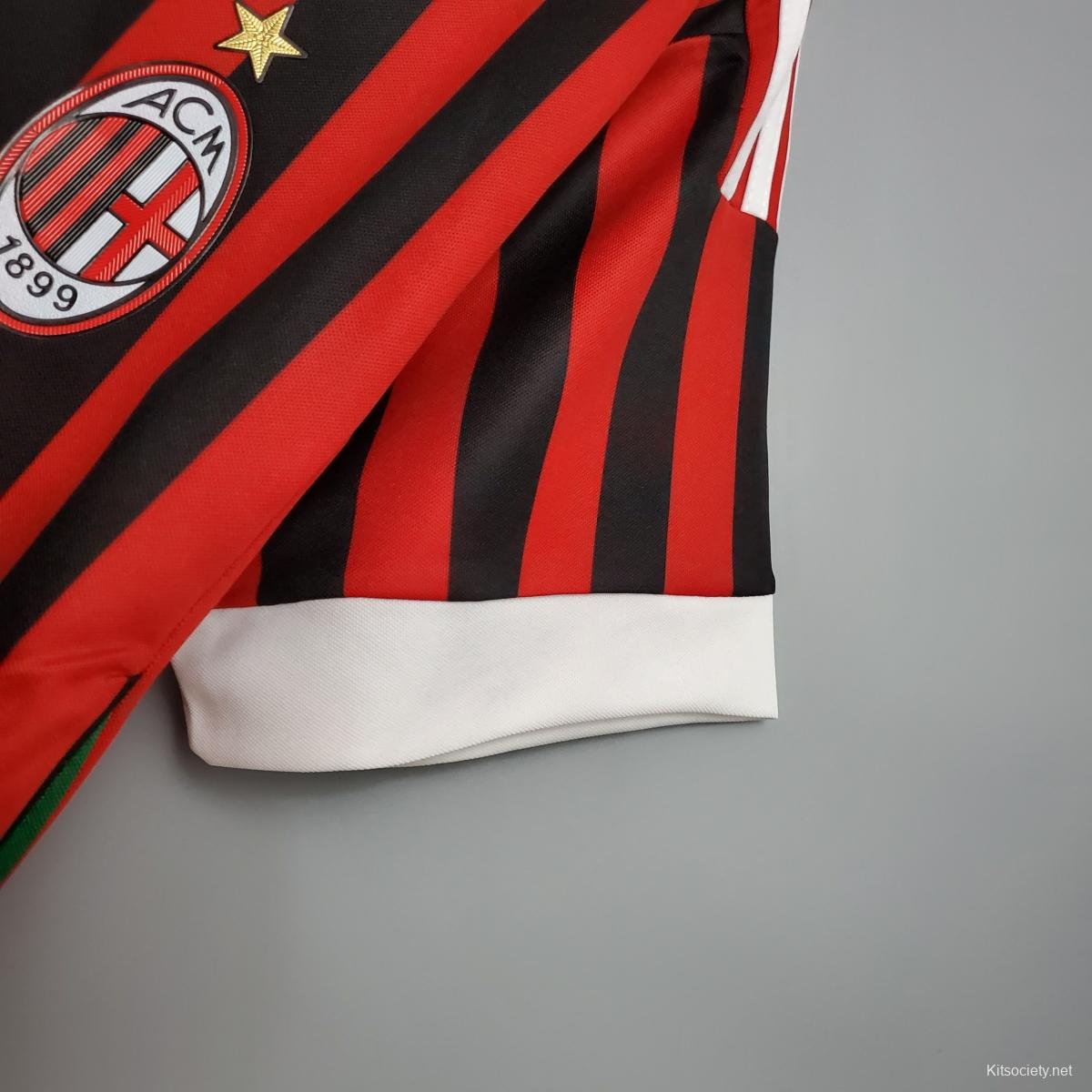 Retro 11/12 AC Milan home Soccer Jersey - Kitsociety