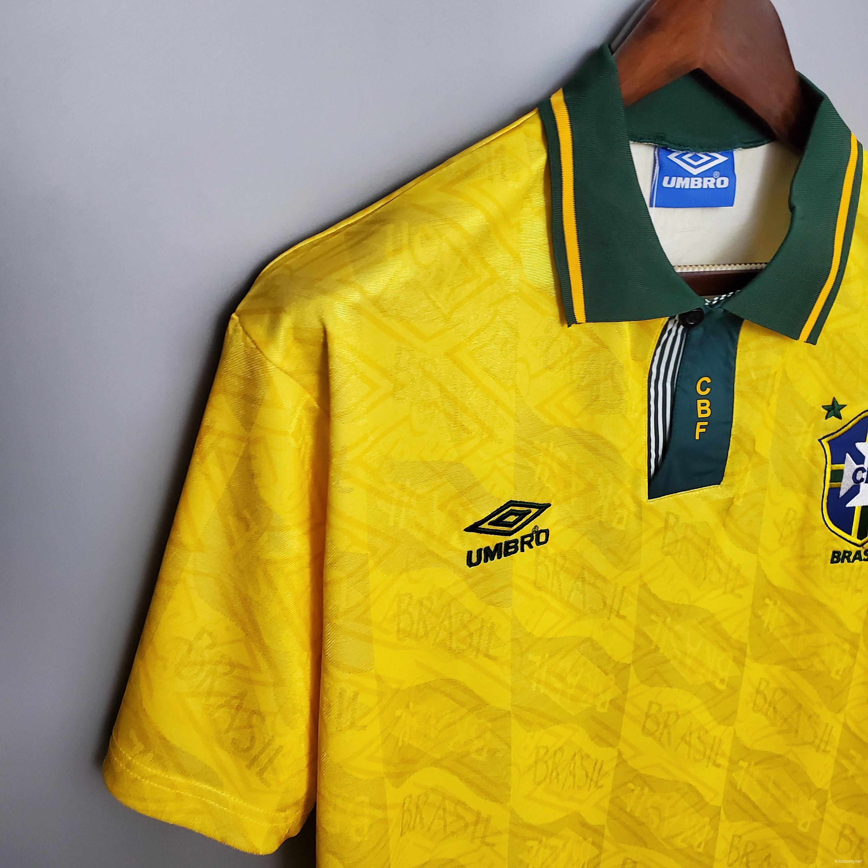 Retro 1970 Brazil Home Jersey 10#Pelé Commemorate The King Of Football -  Kitsociety