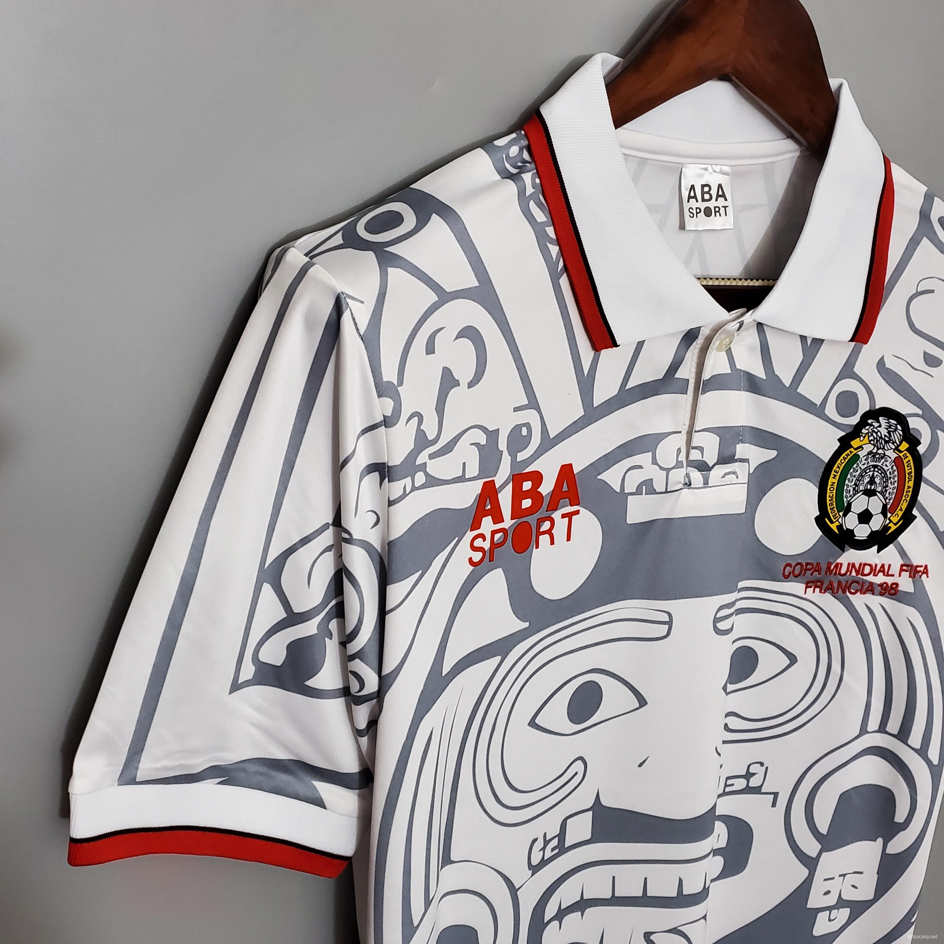 Retro 2010 Mexico Away Soccer Jersey