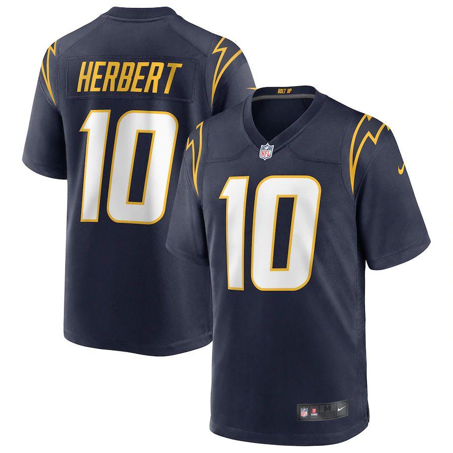 Nike LA Chargers Justin Herbert White Limited Football Jersey Mens