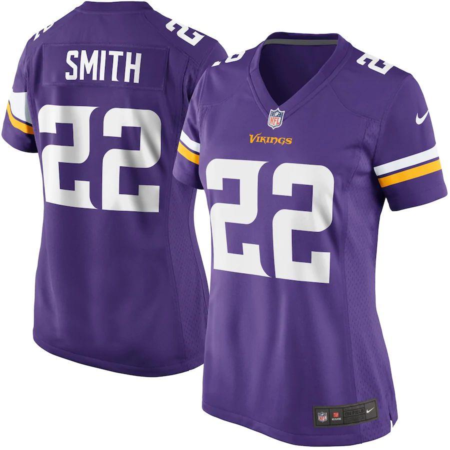 Men Women Youth Vikings Jerseys 22 Harrison Smith Football Jerseys