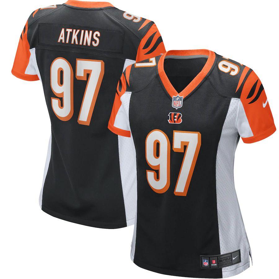 Women's Geno Atkins Black Player Limited Team Jersey - Kitsociety