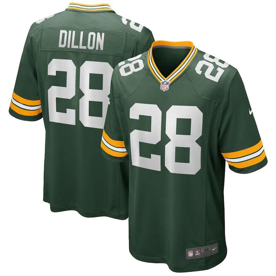 Youth AJ Dillon Green Player Limited Team Jersey - Kitsociety