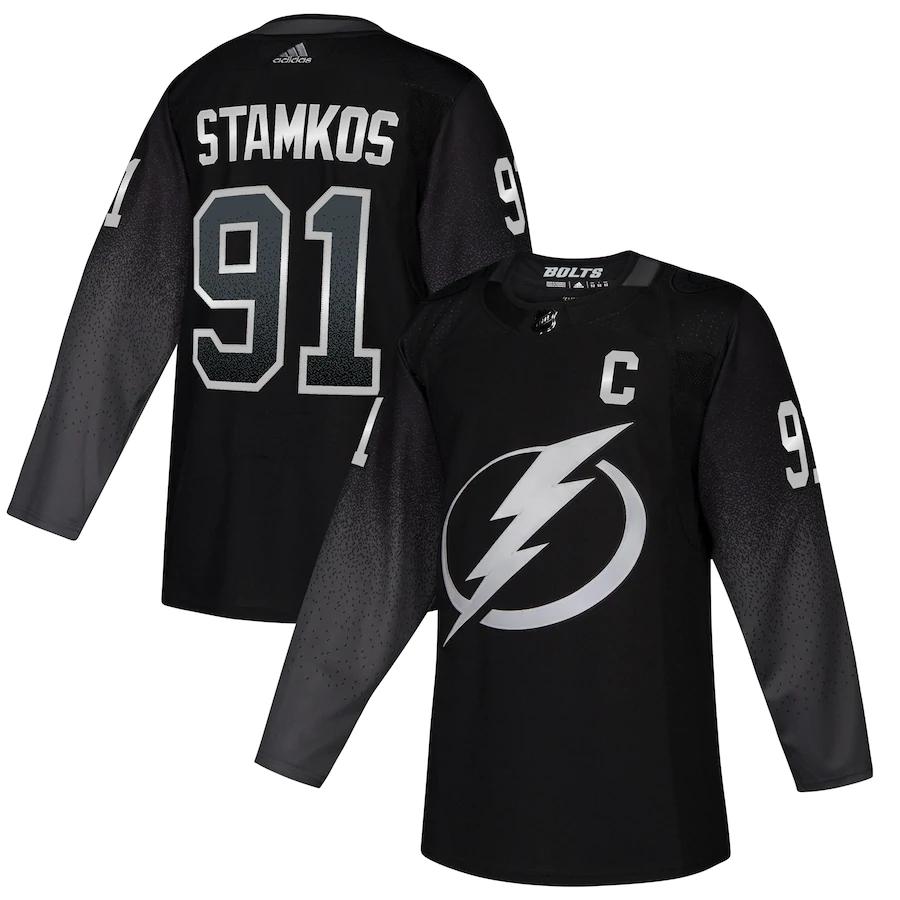 Tampa Bay Lightning 91 Steven Stamkos 2022 Stadium Series White