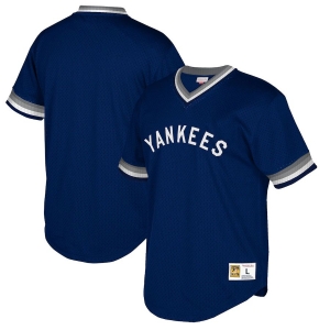 Men's New York Yankees Yogi Berra Mitchell & Ness Cream/Navy