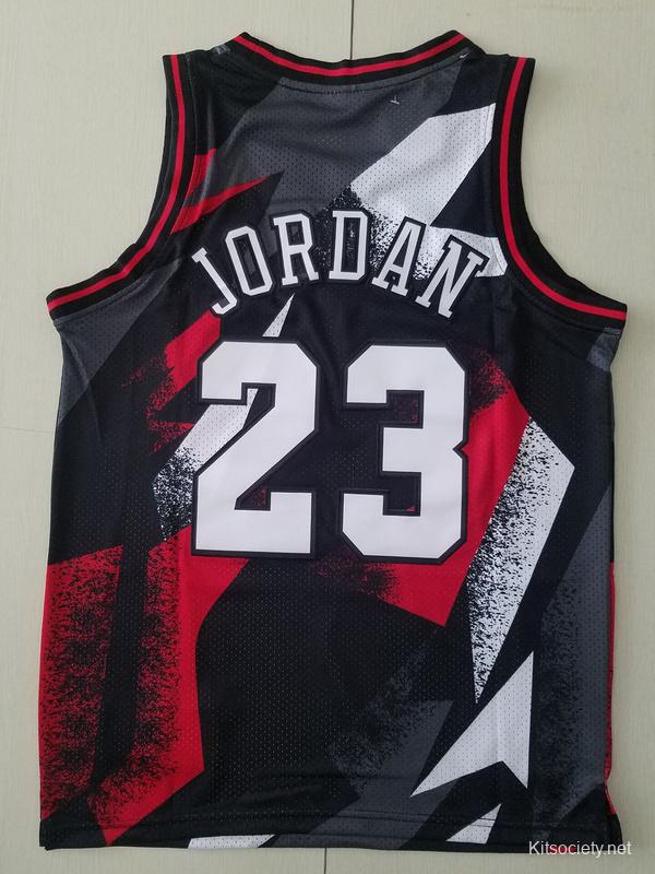 Michael Jordan 23 Movie Edition Black Basketball Jersey - Kitsociety