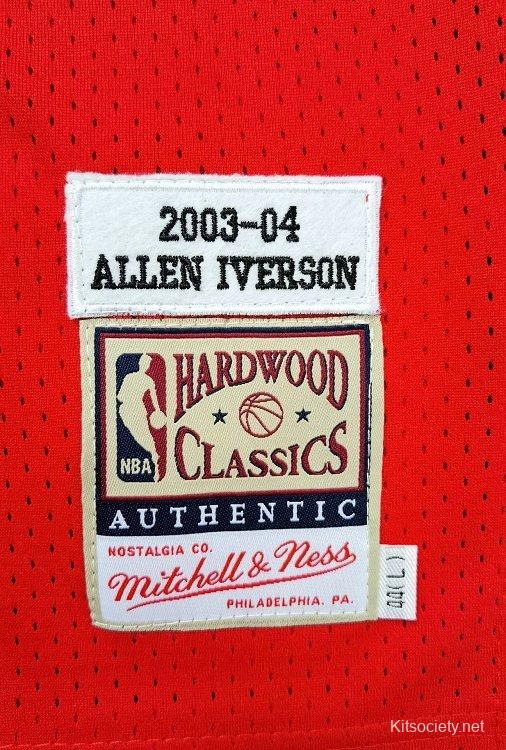 Men's Allen Iverson Blue Retro Classic Team Jersey - Kitsociety