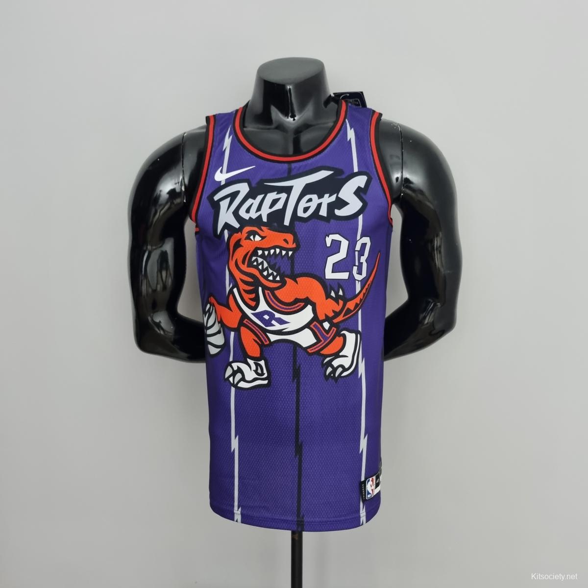 Toronto Raptors VANVLEET#23 Purple NBA Jersey - Kitsociety