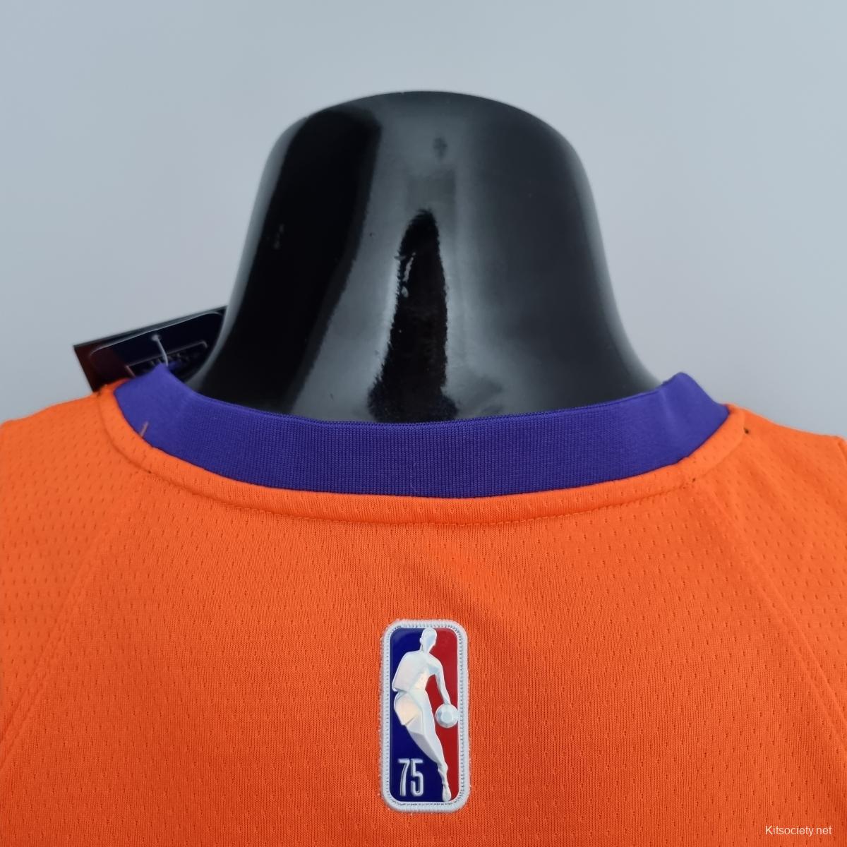 75th Anniversary PAUL#3 Phoenix Suns Jordan Theme Orange NBA