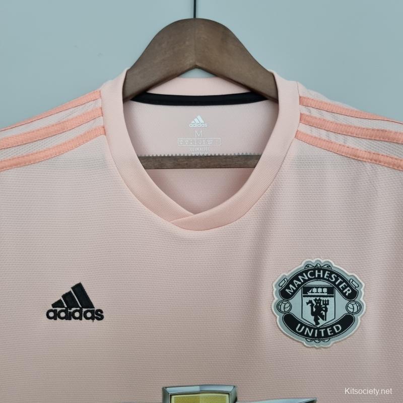 Buy adidas pink Manchester United 18/19 Away Jersey for Kids in