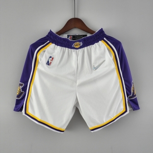 75th Anniversary Los Angeles Lakers Blue NBA Shorts - Kitsociety