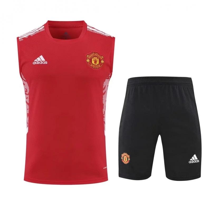 Manchester United Vest Red Training Jersey Set 2022-23