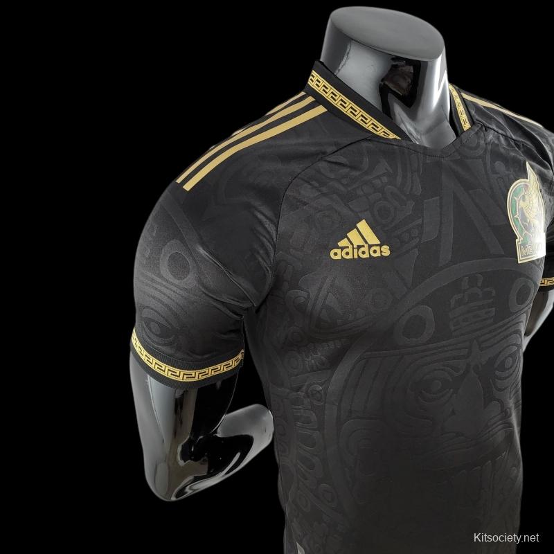 Player Version 2022 Mexico Home Soccer Jersey - Kitsociety