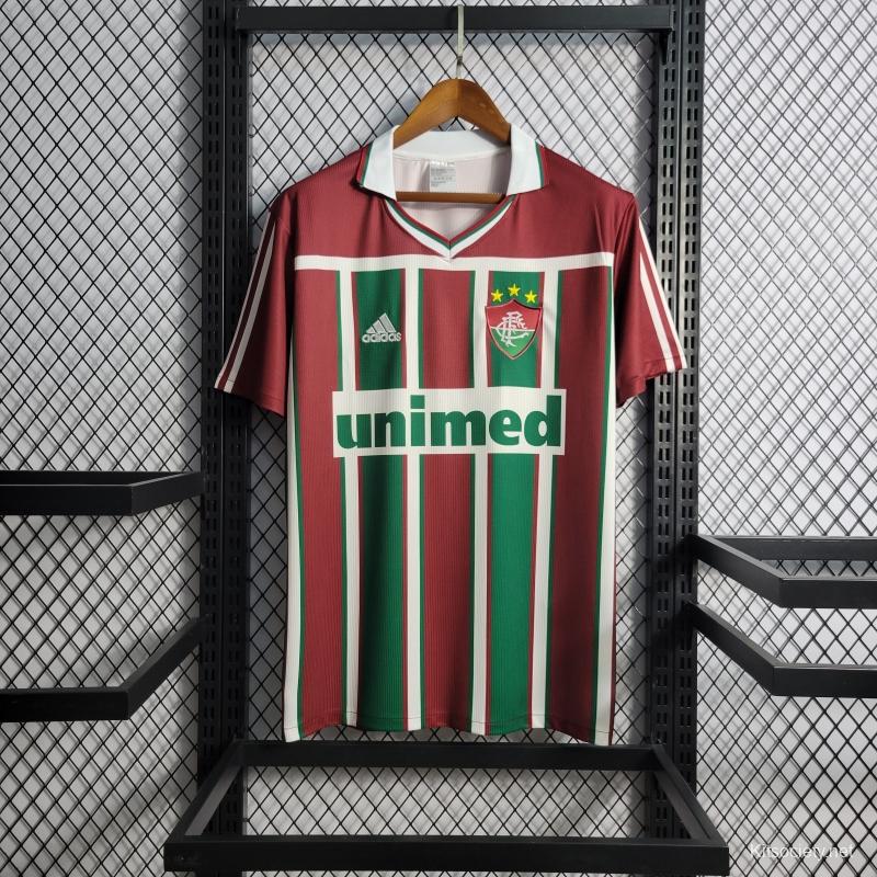 Retro 02-03 Fluminense Home Soccer Jersey - Kitsociety