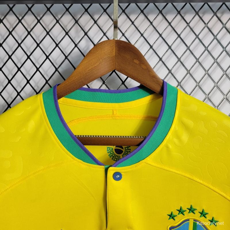 Brazil Home Jersey 2022-23 - TheJerseyClub