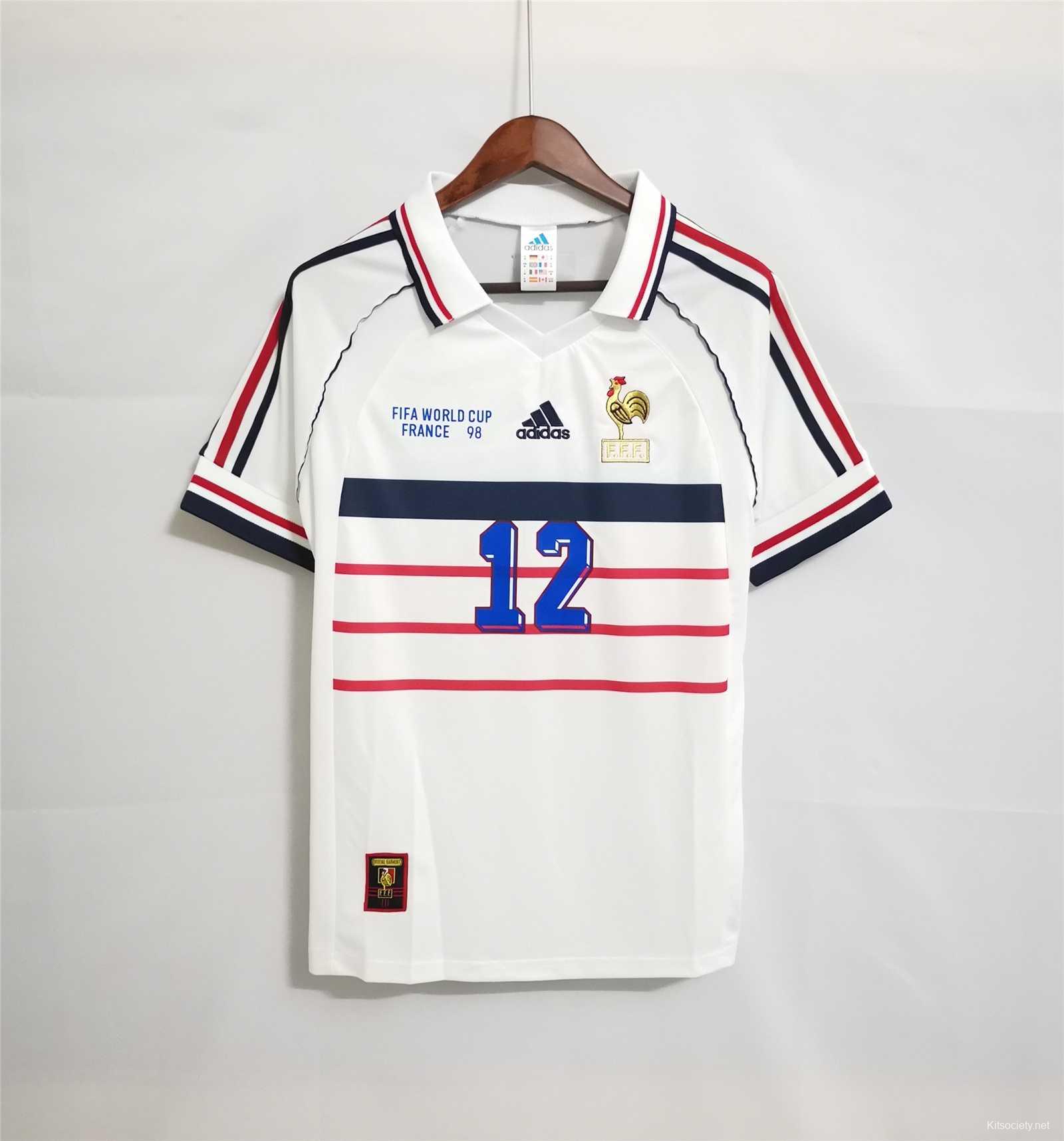 France Retro Long Sleeve Jersey World Cup 1998