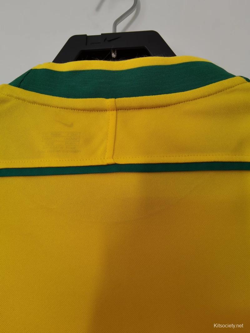 复制1998 Retro Brazil Soccer Jersey Home