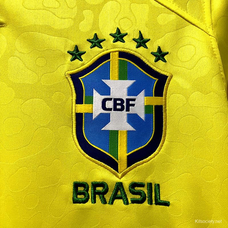 Brazil Soccer Support Team Jersey Brazilian Flag Football Ladies Missy Fit  Long Sleeve Shirt