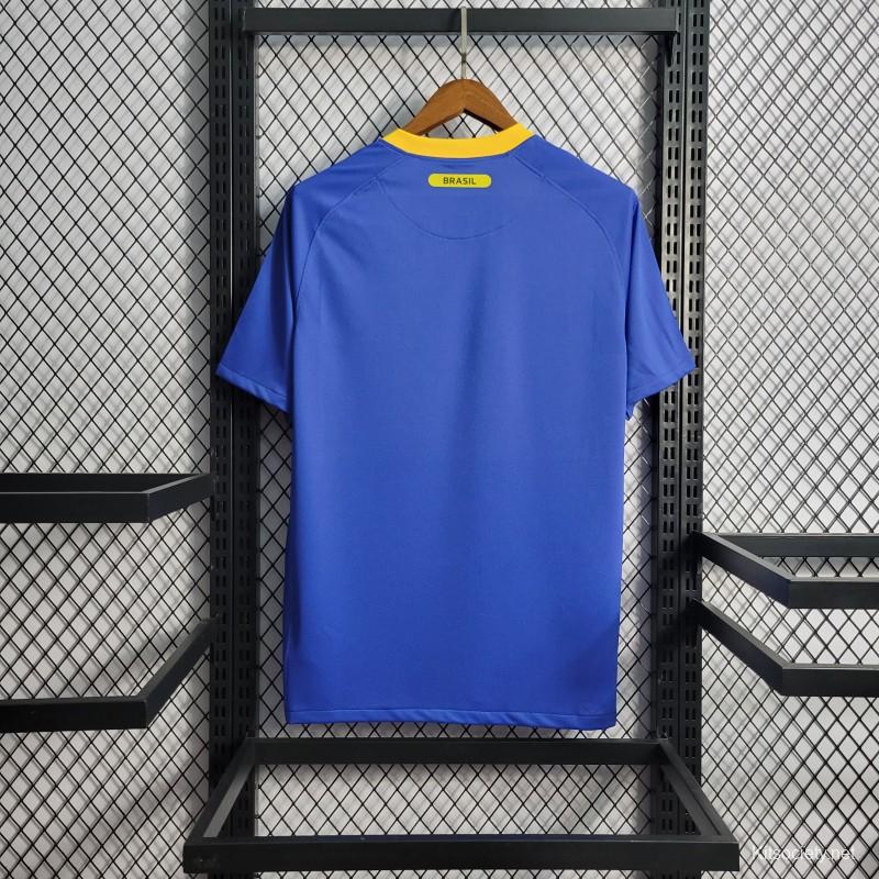 2023 Women Brazil Away Blue Jersey - Kitsociety