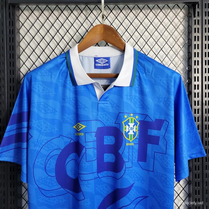 Retro 2006 Brazil Away Jersey - Kitsociety