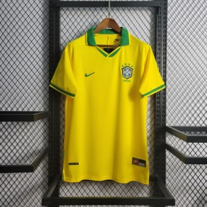 Retro Brazil 1984 Home Jersey - Kitsociety