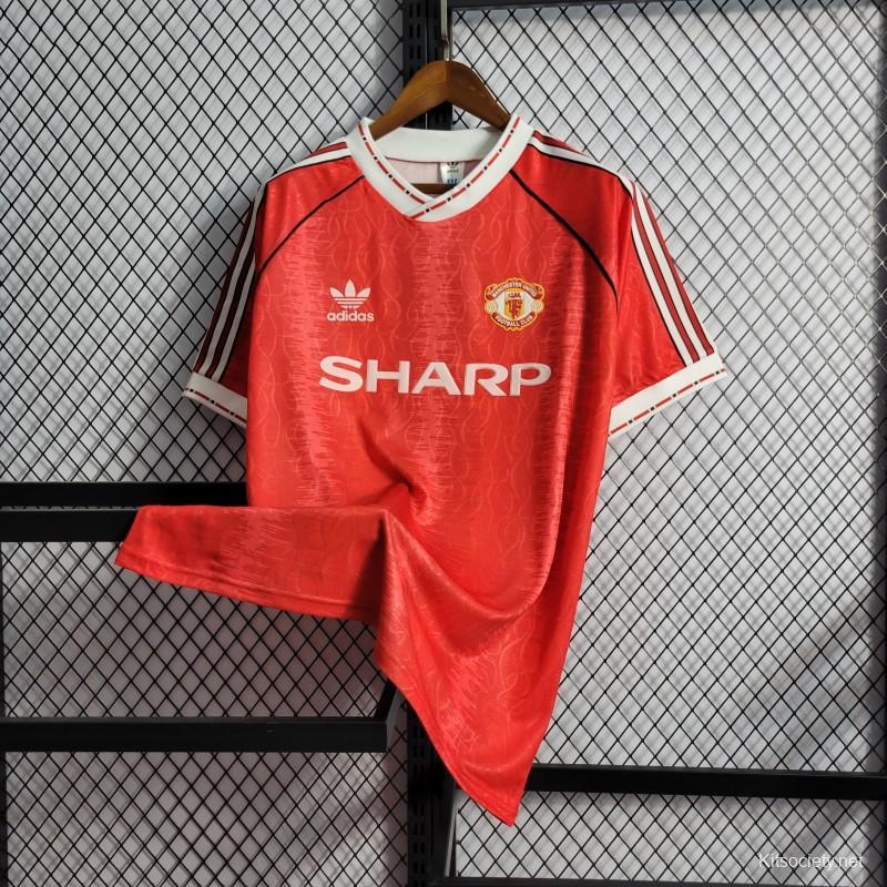 adidas Manchester United 90 Home Jersey - Red | adidas Canada