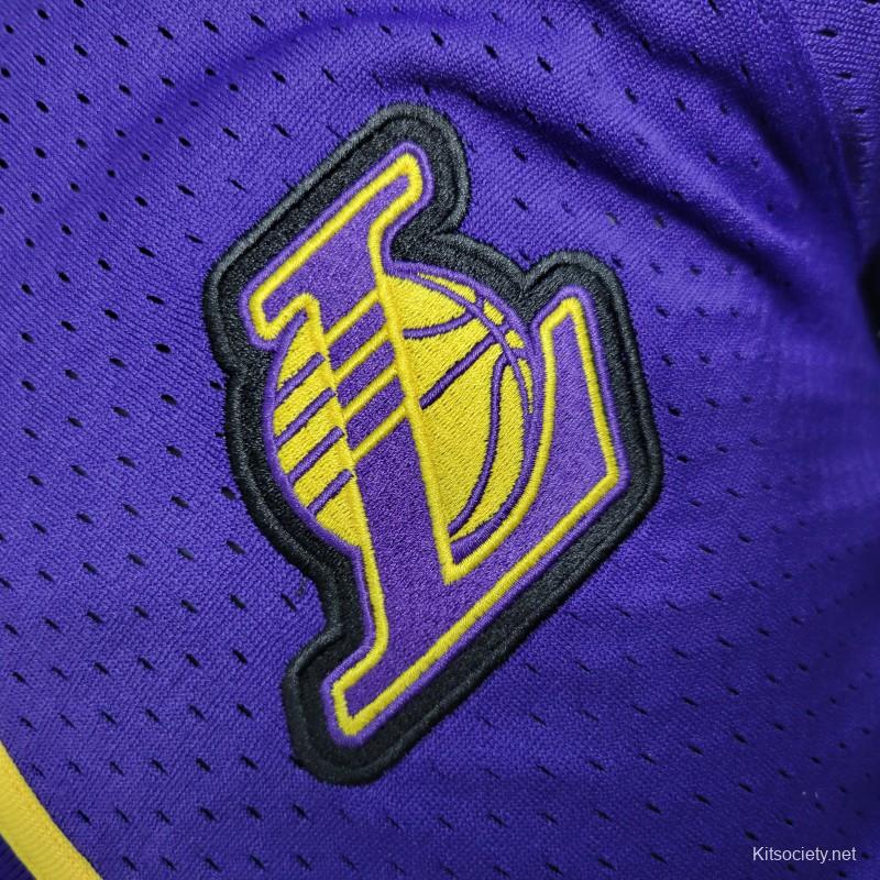 2023 Lakers Purple NBA Shorts