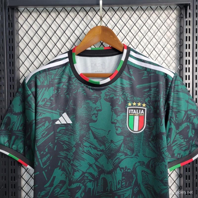 2023/24 Italy Special Edition Green Player Version Soccer Jersey