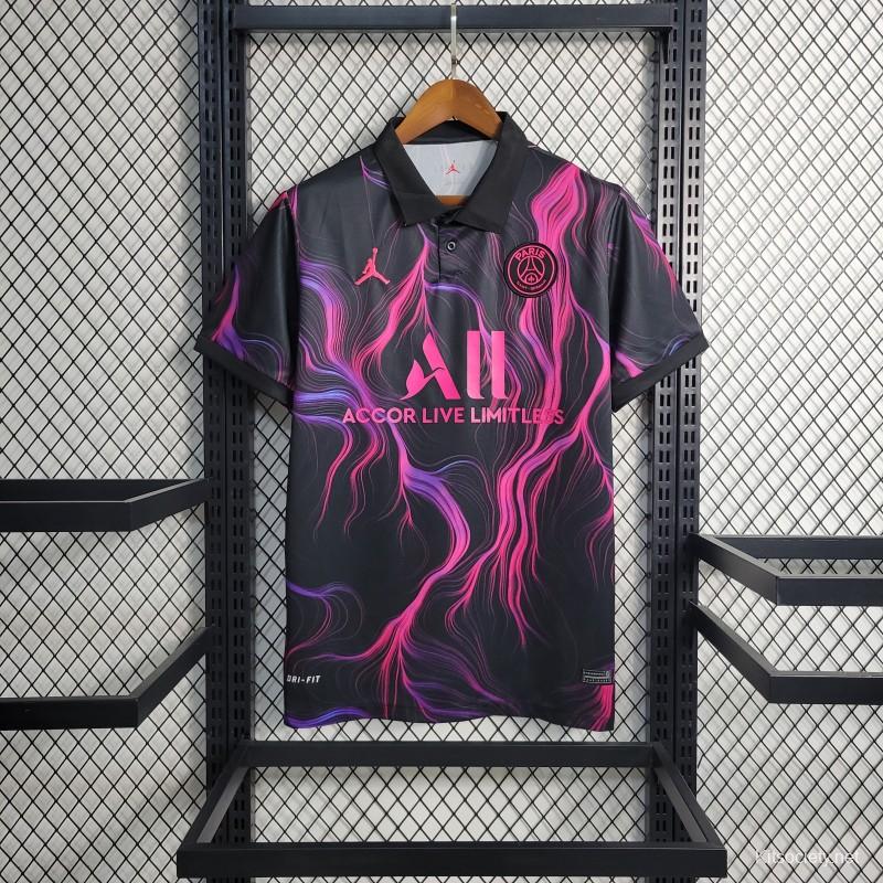 23-24 PSG Special Edition Black Purple Jersey - Kitsociety