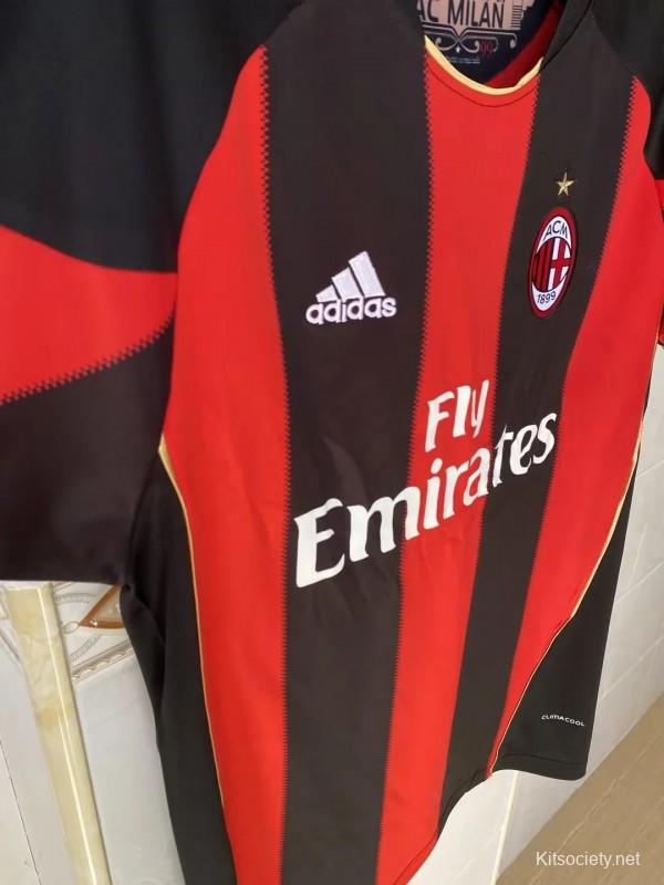 Retro 10/11 AC Milan Home Jersey - Kitsociety