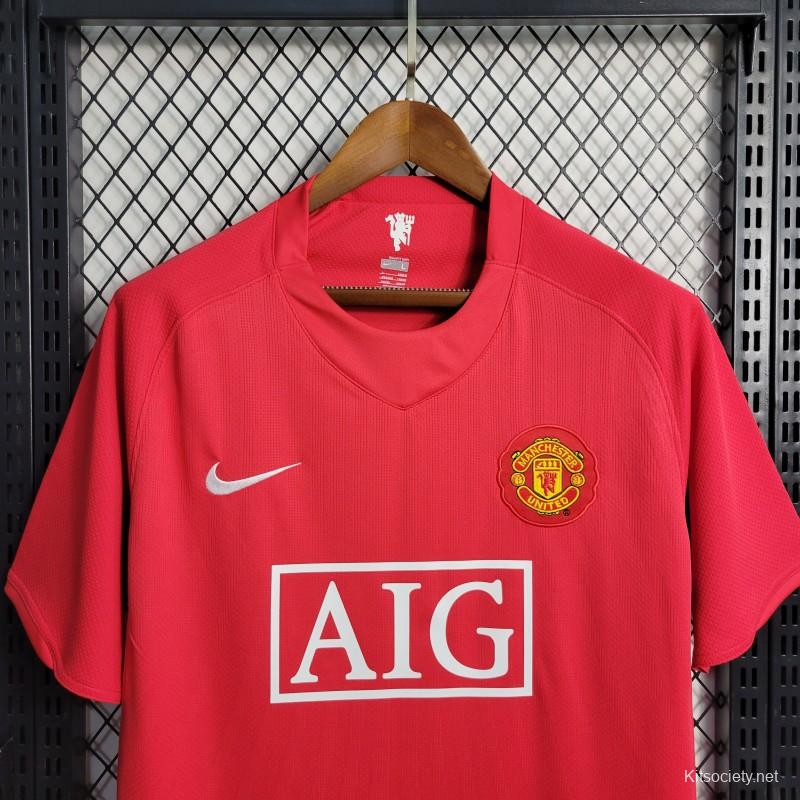man united kit 2007