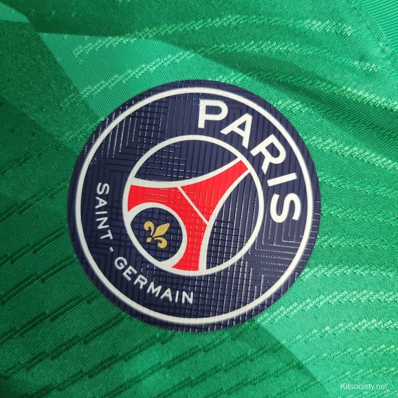 23-24 Long Sleeve PSG Green Goalkeeper Jersey - Kitsociety