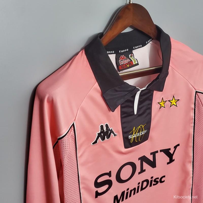 Retro 97/98 Juventus Away Pink Jersey - Kitsociety