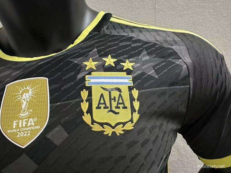 2023 Argentina Black Special Edition Player Version Jersey