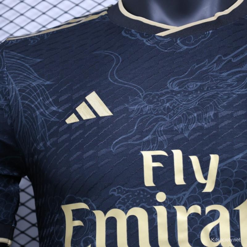 23/24 Real Madrid Home Long Sleeve Jersey - Kitsociety