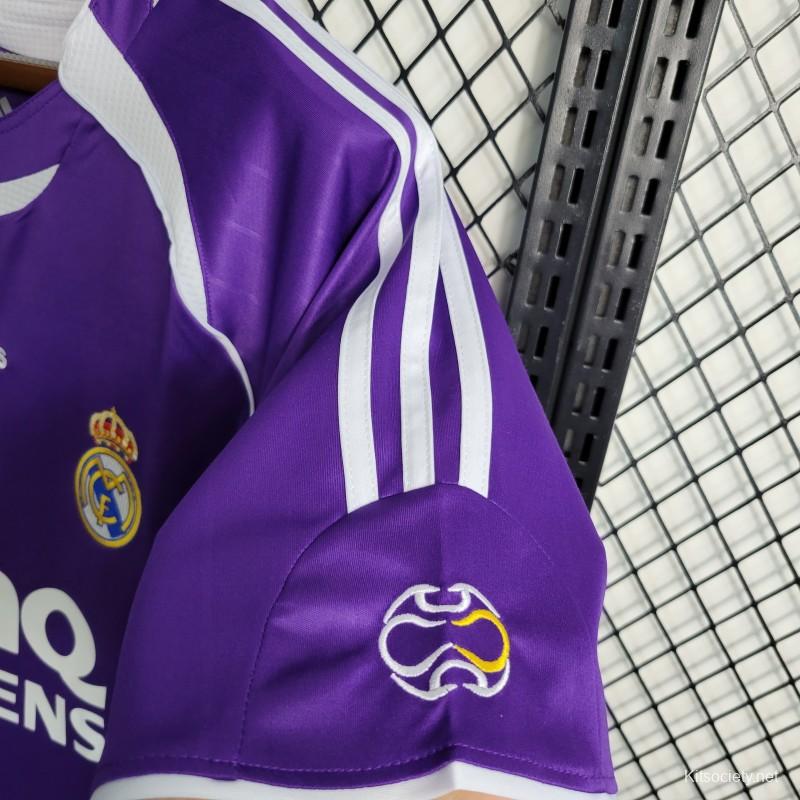 Retro Real Madrid 17/18 Away Purple Jersey - Kitsociety