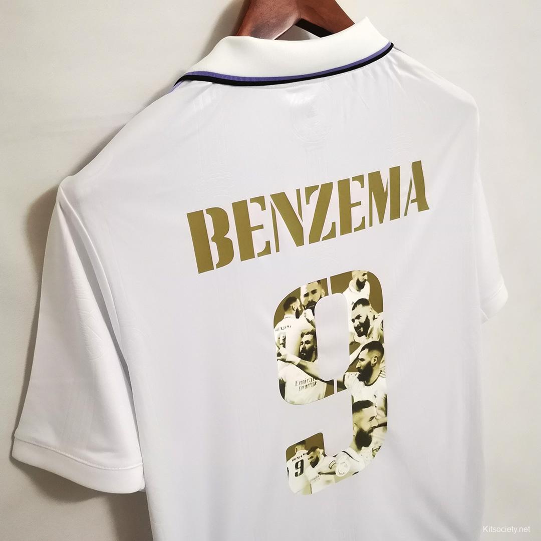 Real Madrid 22/23 Home Karim Benzema Jersey #9 New
