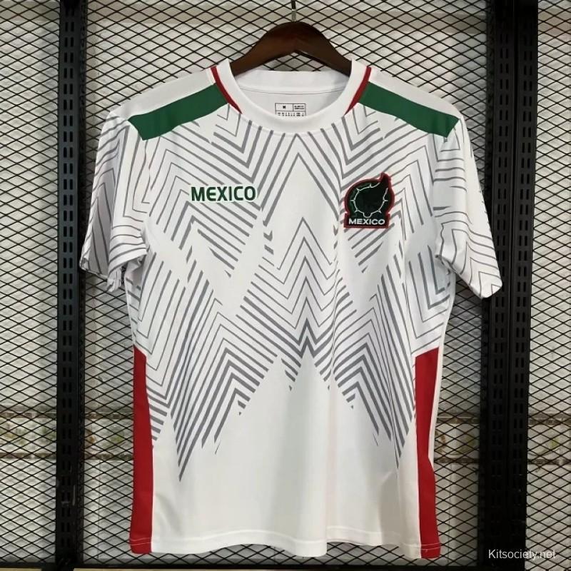 Mens Mexico World Soccer Football Jersey - T-Shirt & Tank Tops | Hat and Beyond 3X-Large / White