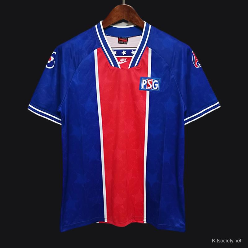 Retro 94/95 PSG Home Jersey - Kitsociety