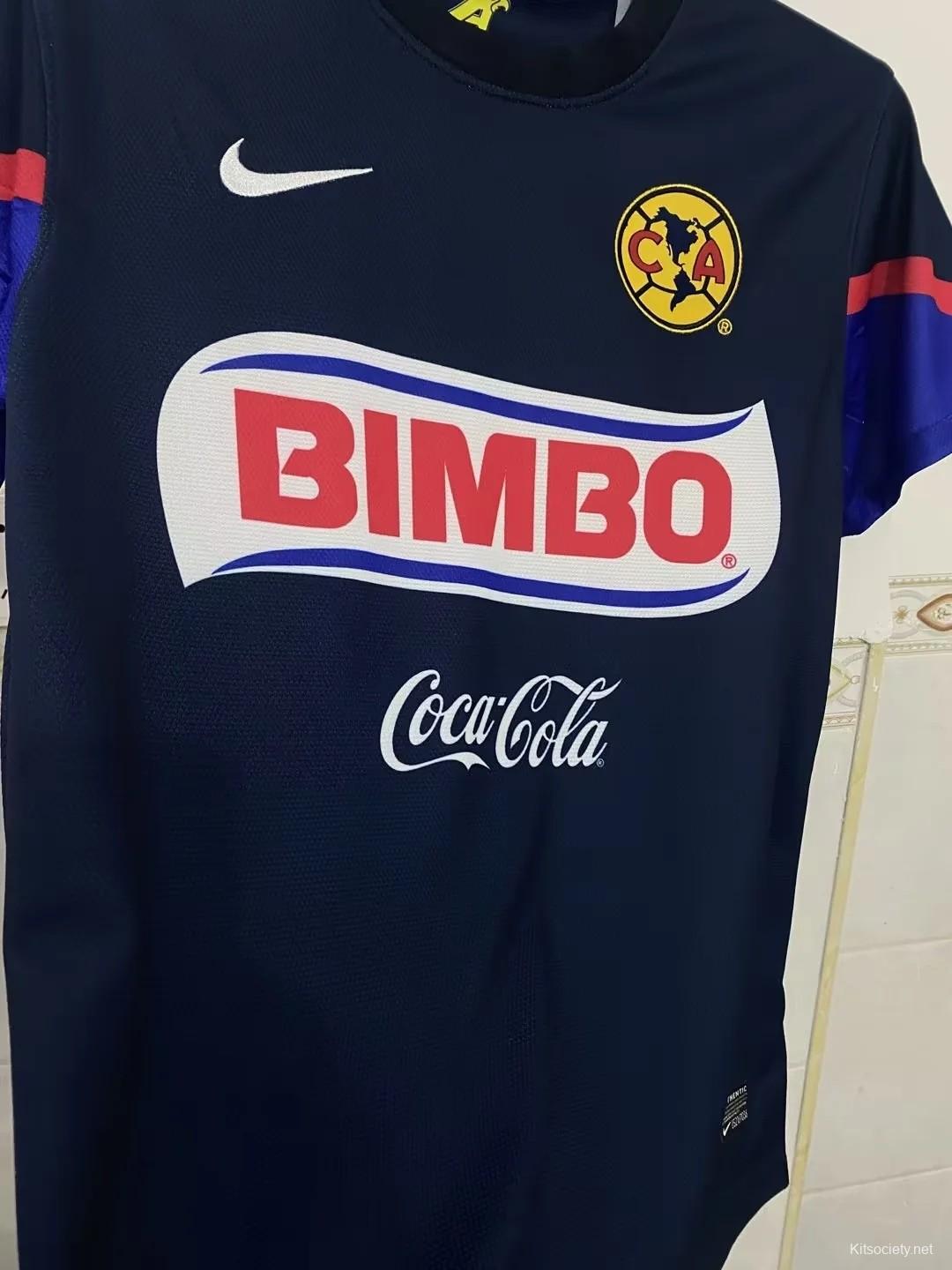 Club America Jersey Las Aguilas Black & Yellow Retro Soccer -   Israel