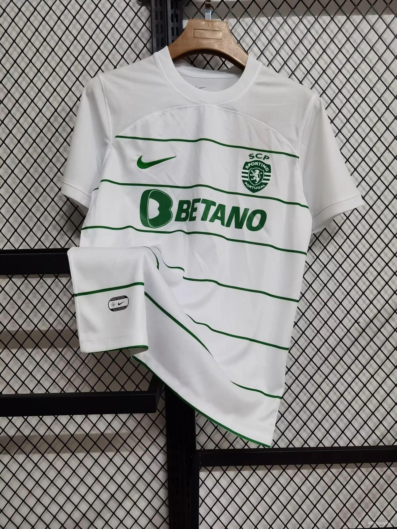 23-24 Sporting Lisbon Third Black Cristiano Ronaldo Jersey - Kitsociety