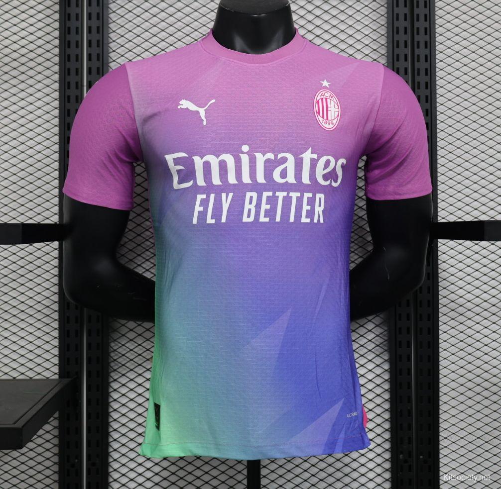 2023/24 In Milan Third Orange Player Version Soccer Jersey