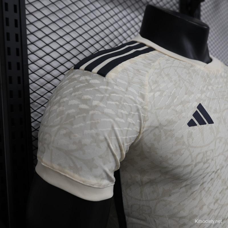 2023/24 Roma Away White Plasyer Version Soccer Jersey